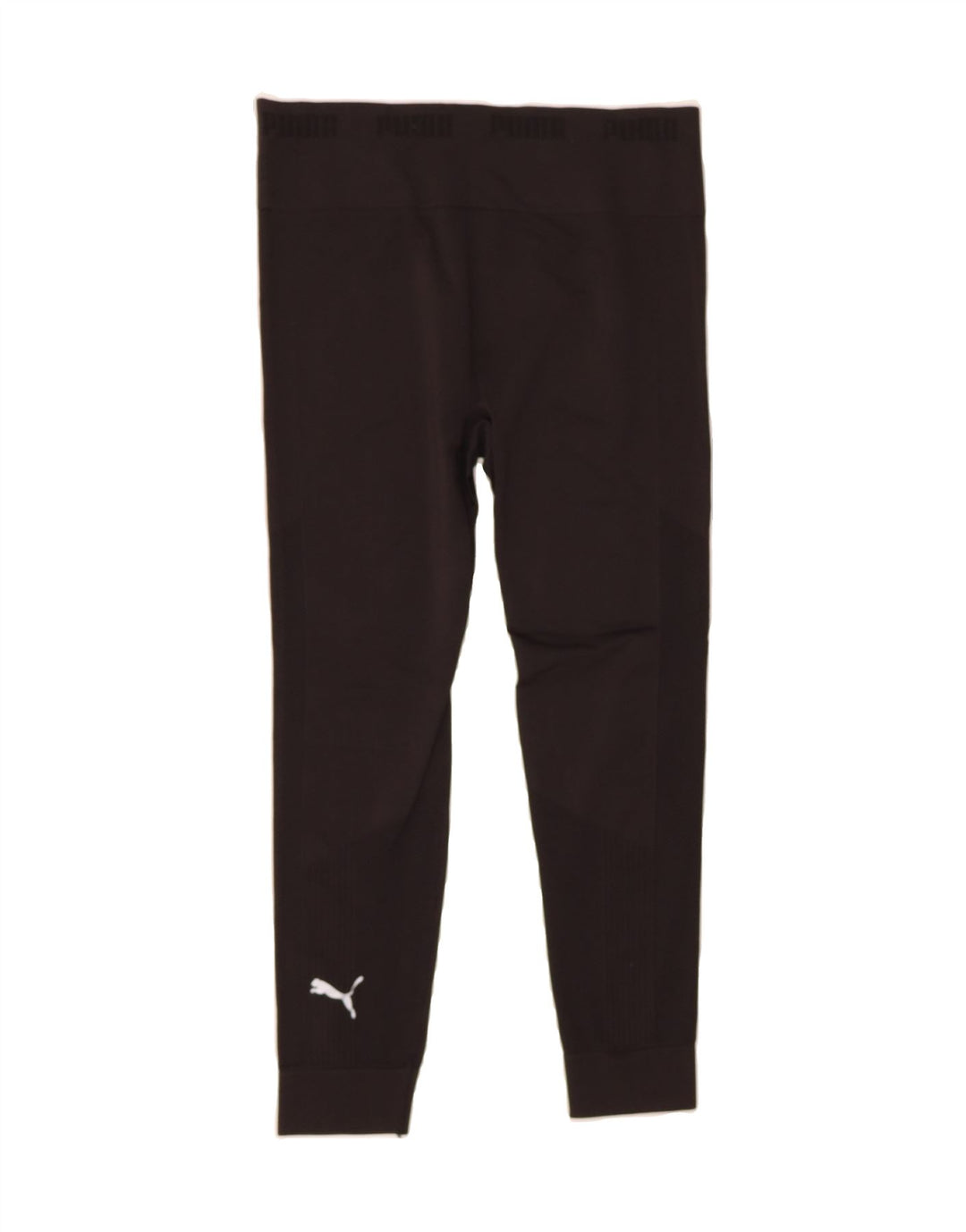 PUMA Womens Graphic Capri Leggings UK 14 Large  Black Vintage Puma and Second-Hand Puma from Messina Hembry 