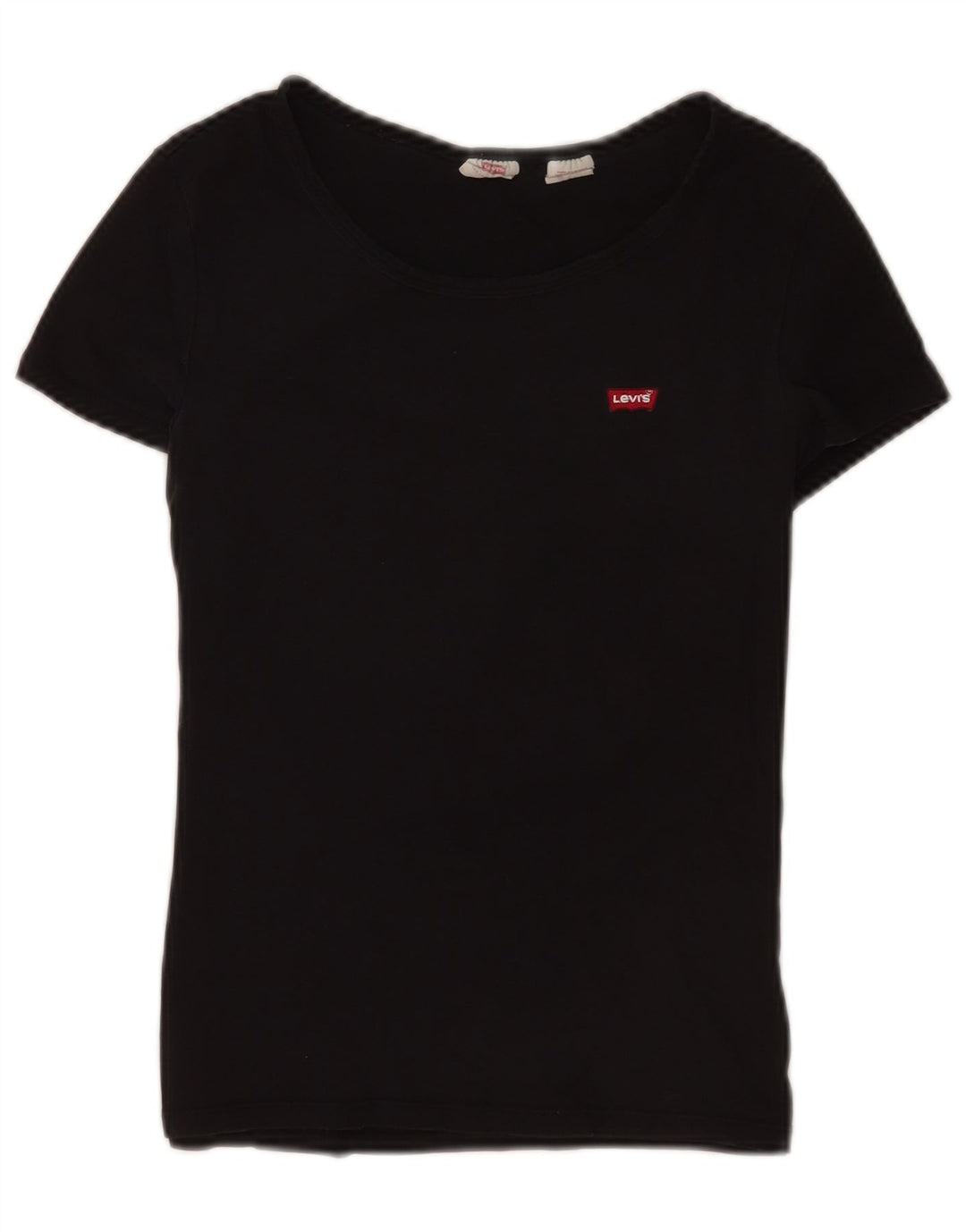 Levi's Dame T-Shirt Top UK 12 Medium Sort