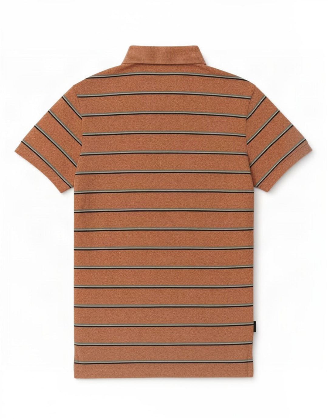 Superdry herre poloshirt lille orange stribet bomuld