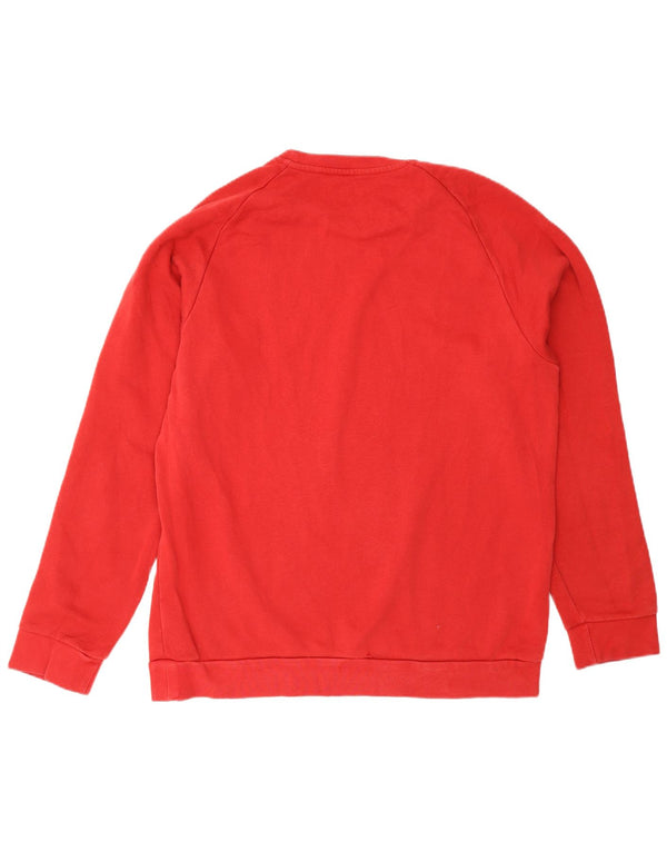 Adidas Sweatshirt til mænd, stor rød bomuld