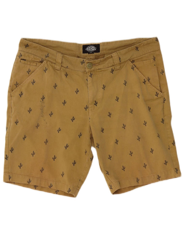 DICKIES Chino-shorts til mænd W34 Stor beige plettet bomuld