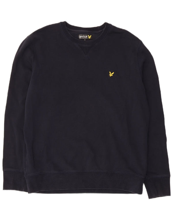 Lyle & Scott Herre Sweatshirt Jumper XL Marineblå Bomuld