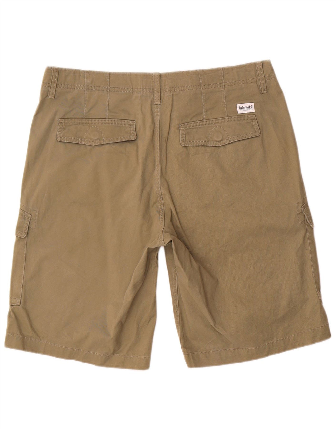 Timberland Herre Cargo Shorts W36 Stor Khaki Bomuld