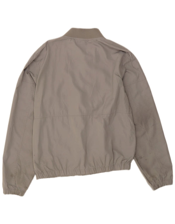 Marks & Spencer Bomber Jacket UK 40 Stor Grå Polyester til mænd