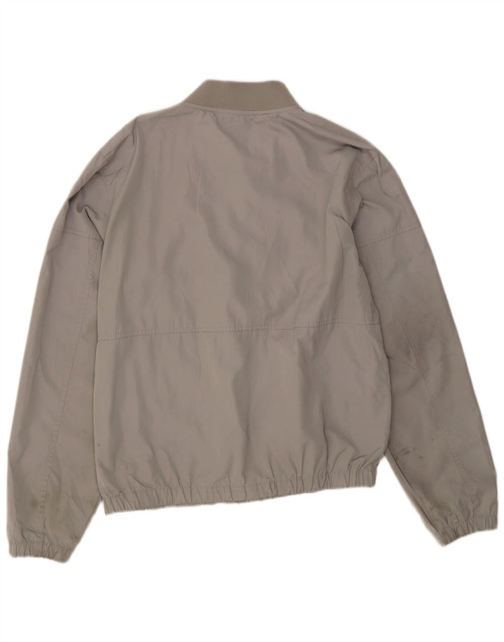 Marks & Spencer Bomber Jacket UK 40 Stor Grå Polyester til mænd