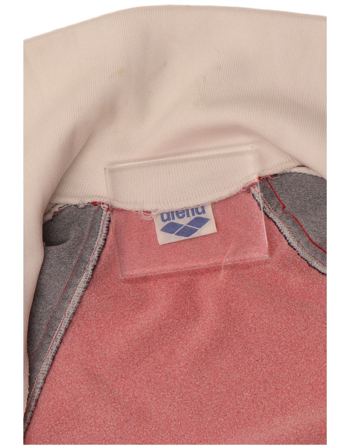 Arena Herre grafisk træningsdragt Topjakke Medium Rød Colourblock Polyamid