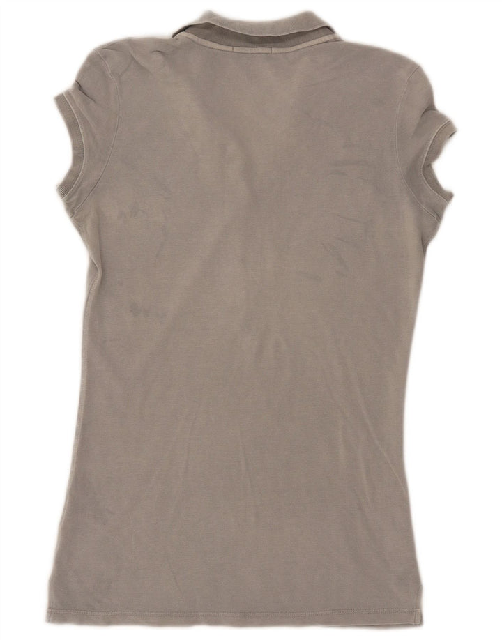 Guess Dame Polo Shirt UK 8 Small Grå