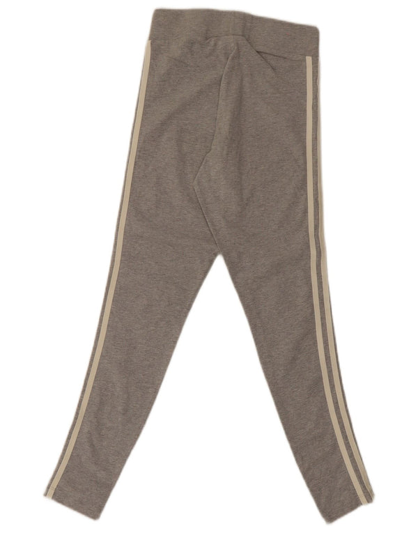 Adidas Dame Leggings UK 8 Small Grå Bomuld