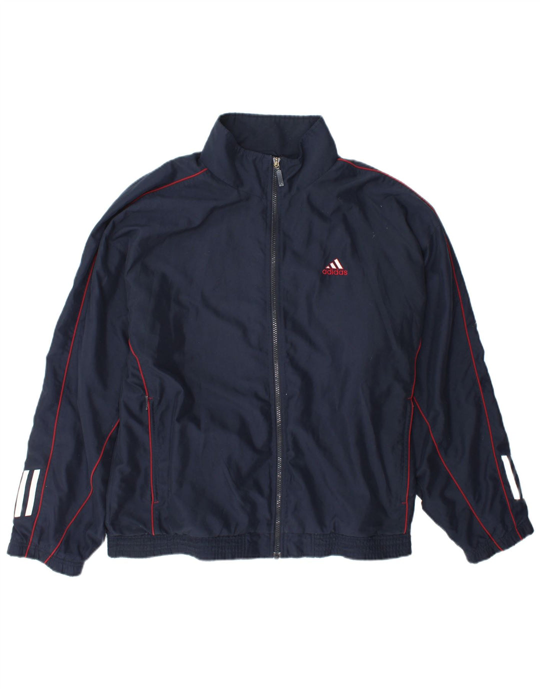Adidas Træningsdragt til mænd Topjakke UK 42/44 Stor marineblå polyester
