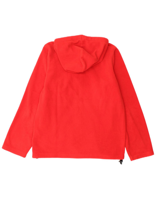 Brugi Herre hættejakke i fleece UK 36 Small Red Colourblock Polyester