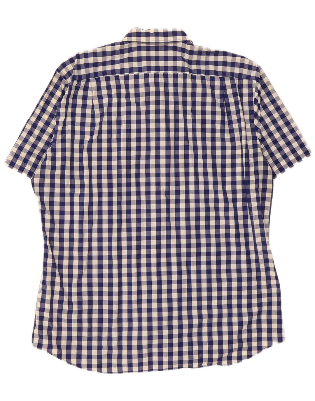Tommy Hilfiger Herre Fitted Shirt Størrelse 45 18 2XL Navy Blue Gingham