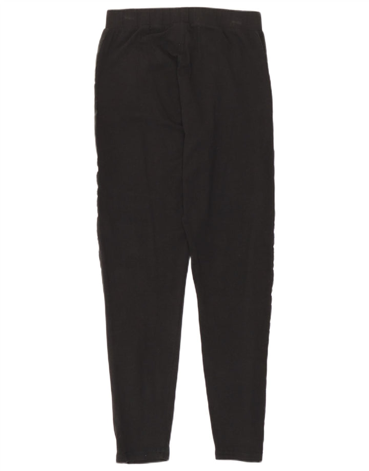 Umbro Womens Leggings UK 14 Large Black Colourblock Bomuld