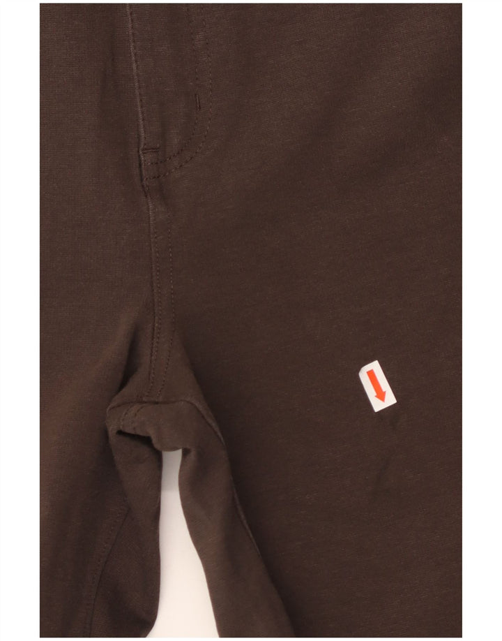 CALVIN KLEIN Lige fritidsbukser til kvinder US 14 XL W36 L27 Brun bomuld