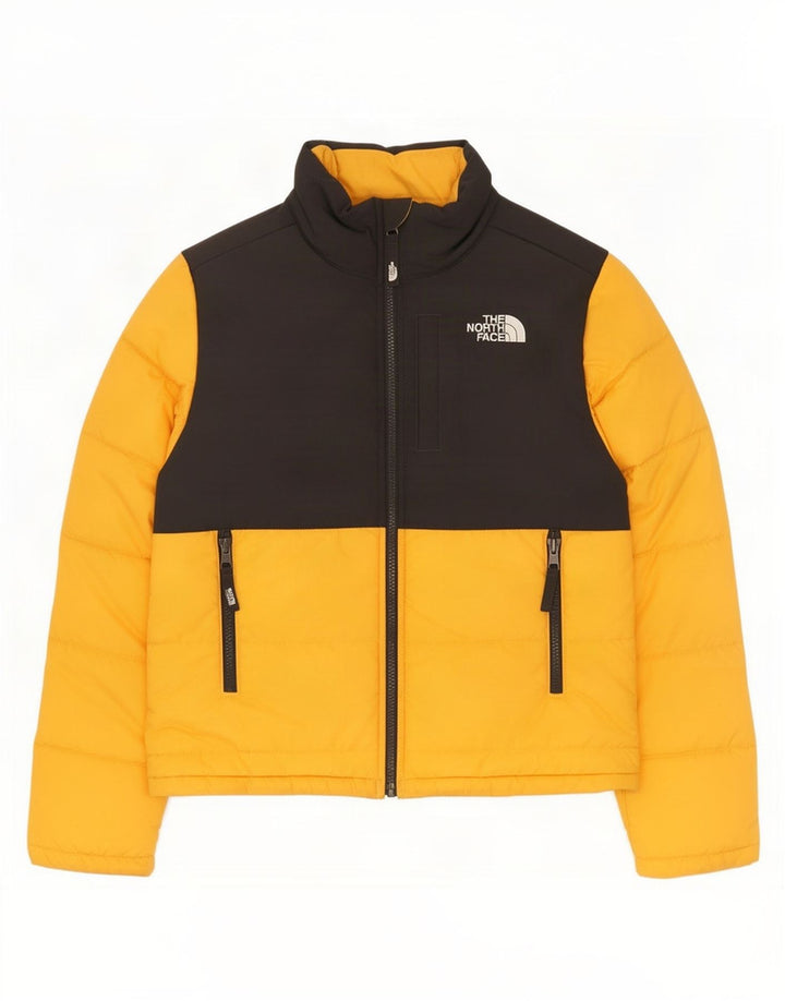 The North Face Boys polstret jakke 11-12 år Stor gul farveblok