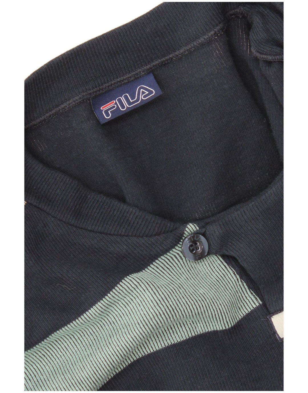 Fila Herre Top Langærmet XL Marineblå Stribet