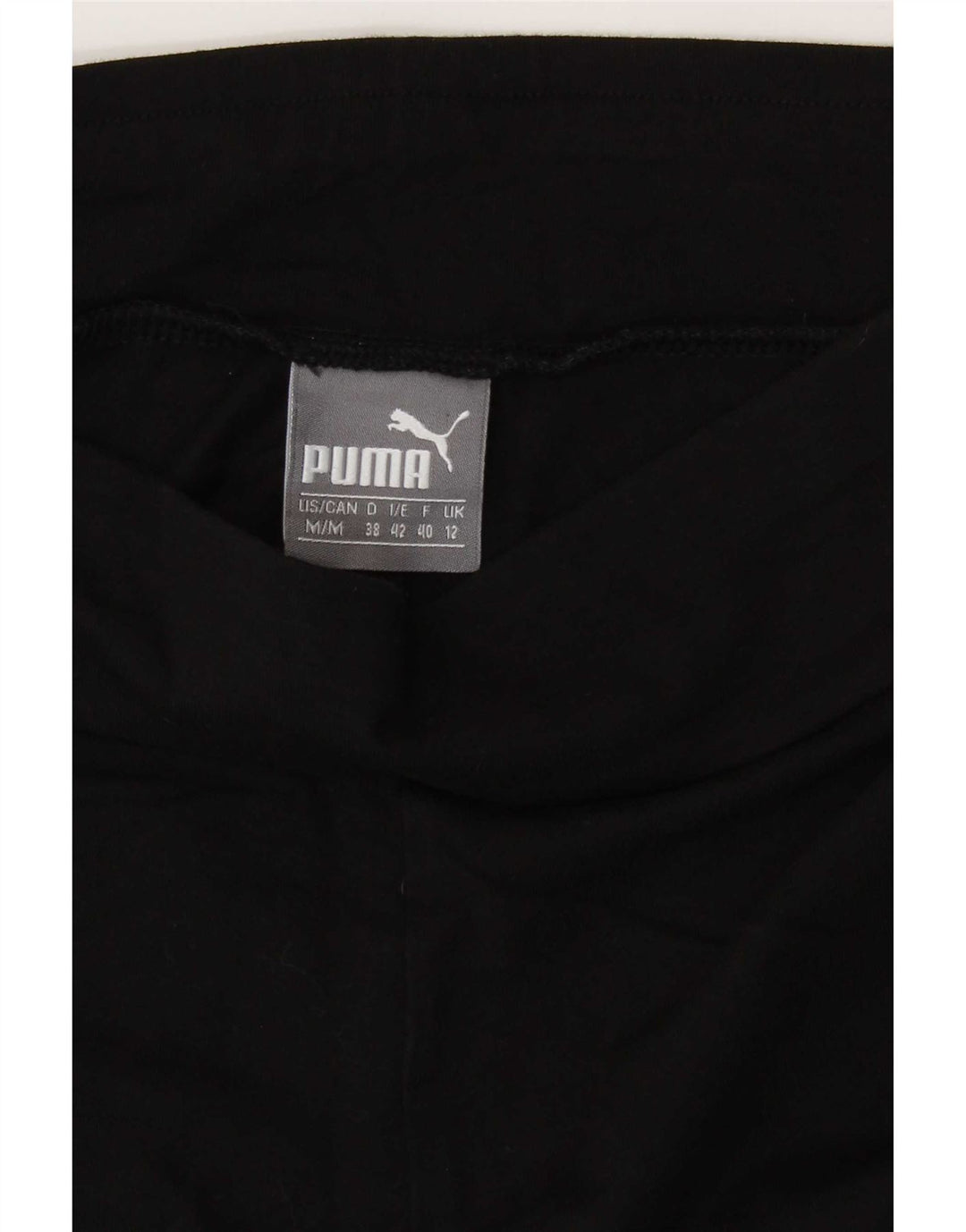 Puma Grafiske Leggings til kvinder UK 12 Medium Sort Bomuld
