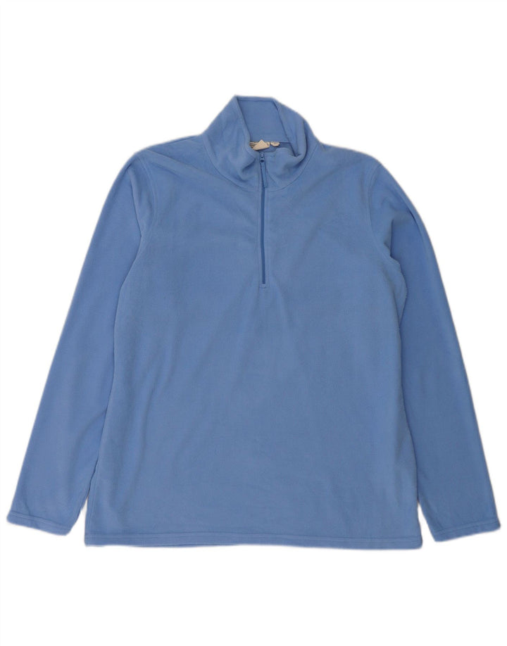 Mountain Warehouse Dame lynlås-hals Fleece Jumper UK 16 Large Blue Polyester