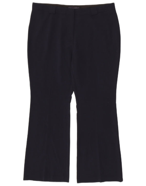 Marks & Spencer Dame Casual Bukser UK 16 Large W36 L30 Navy Blue