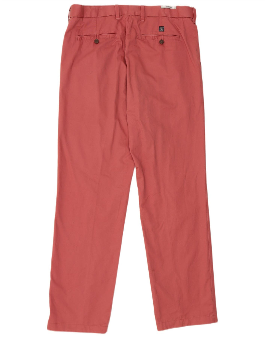 Marks & Spencer Herre Regular Fit Chinobukser W34 L31 Rød Bomuld