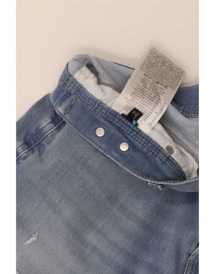 Diesel denimshorts til kvinder W28 Mellemblå bomuld