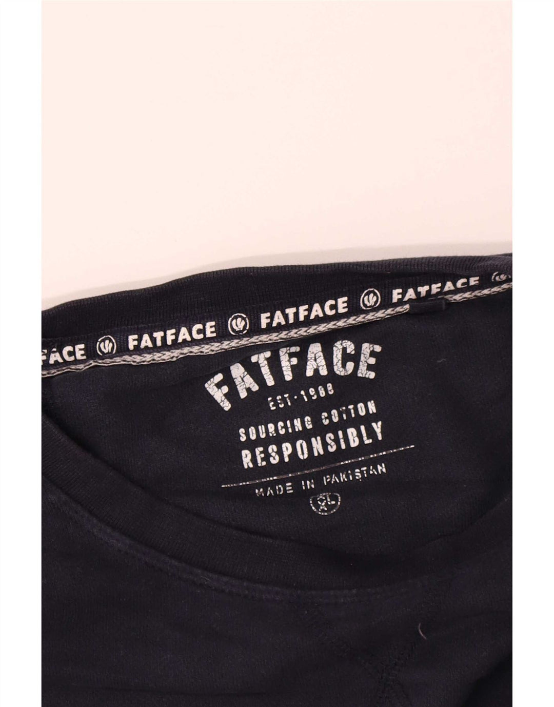Fat Face Herre Sweatshirt Jumper 2XL Marineblå Bomuld