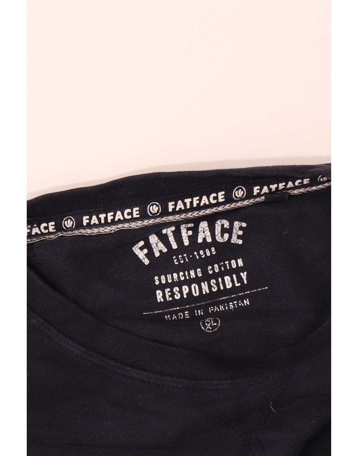 Fat Face Herre Sweatshirt Jumper 2XL Marineblå Bomuld