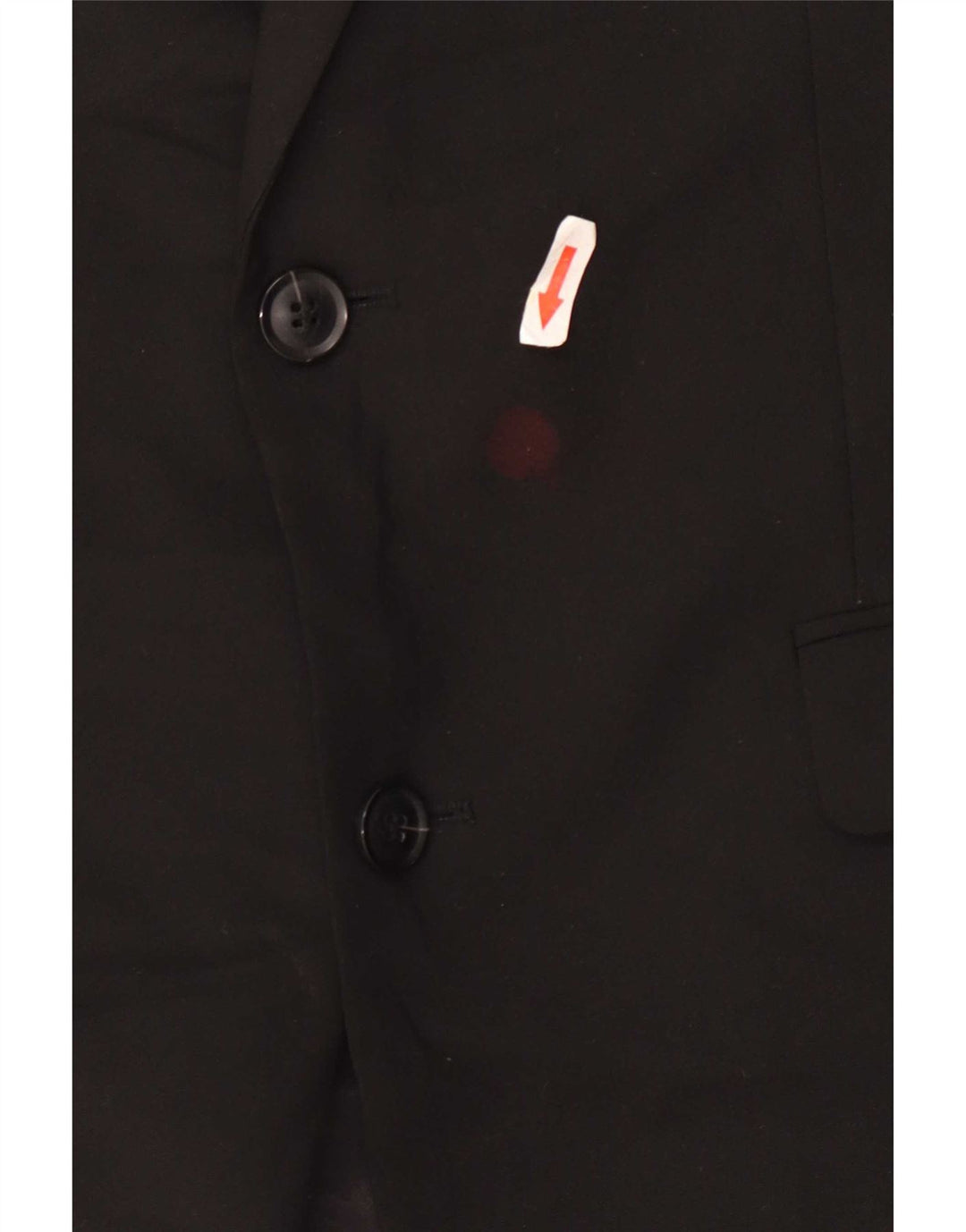 John Lewis Herre 2-knaps blazerjakke UK 40 Stor sort polyester