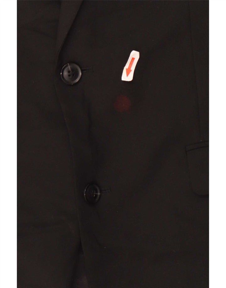 John Lewis Herre 2-knaps blazerjakke UK 40 Stor sort polyester