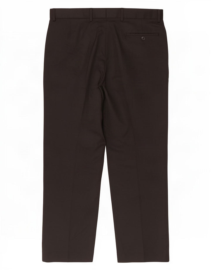 Marks & Spencer Straight Casual Bukser til mænd W34 L29 Sort Polyester