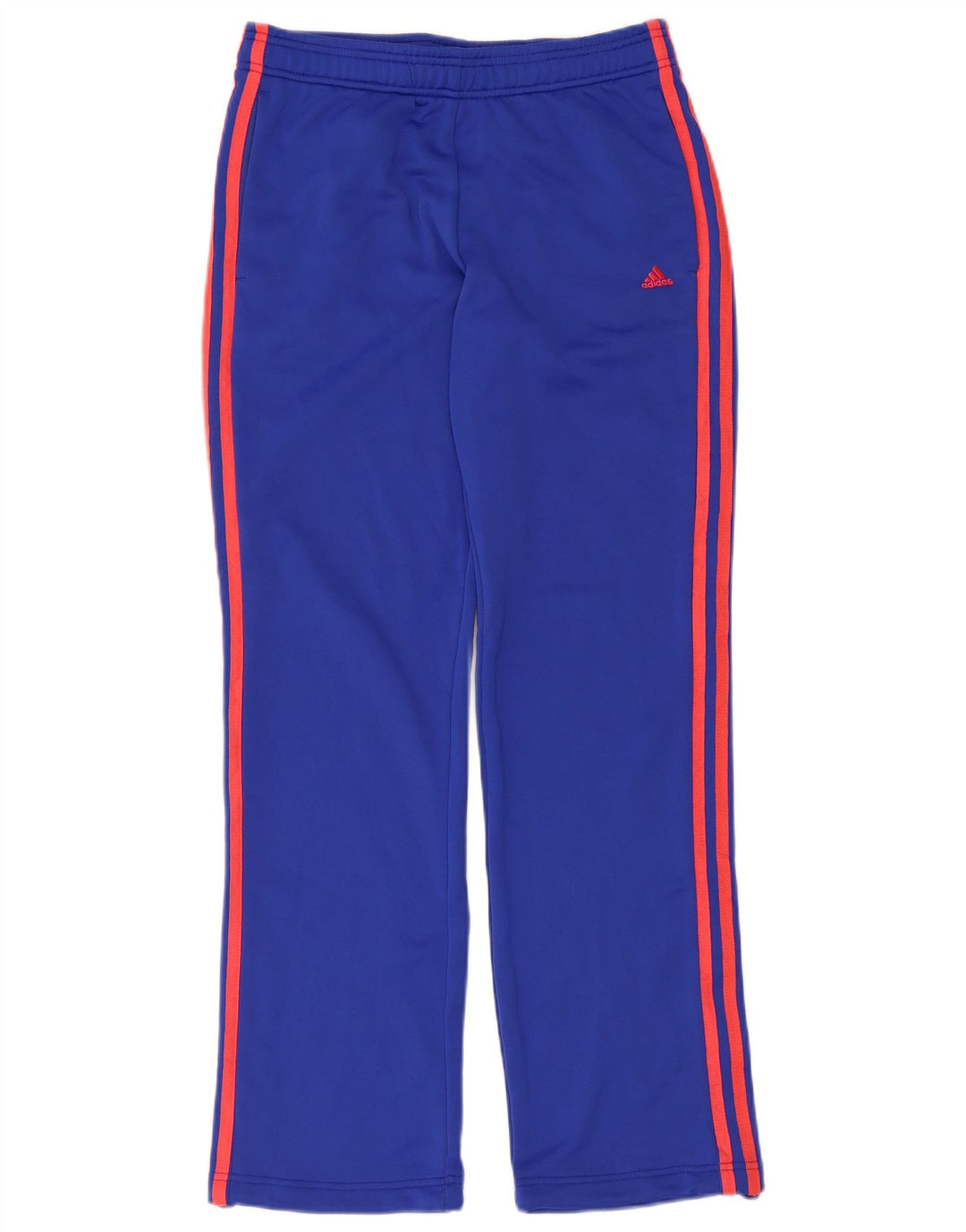 Adidas Womens Climalite træningsdragt Bukser UK 8/10 Small Blue Polyester