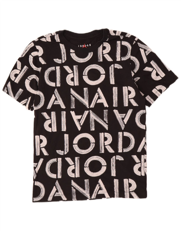 Jordan Herre Standard Fit Grafisk T-Shirt Top Lille Sort