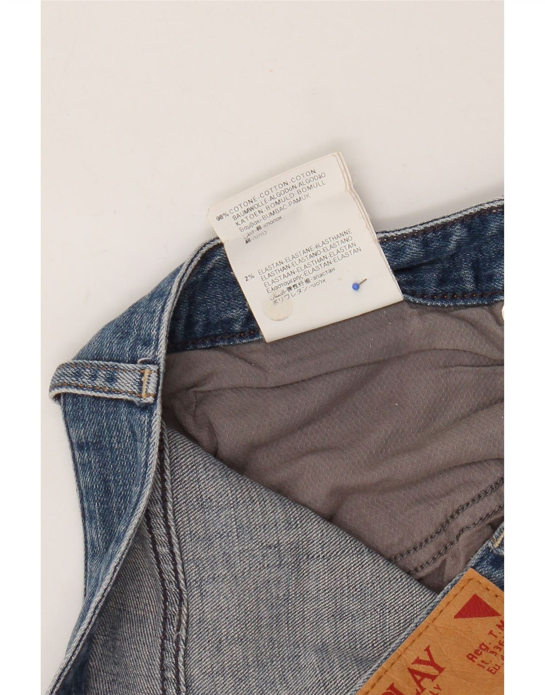 Replay Herre Denim Shorts W30 Medium Blue Bomuld
