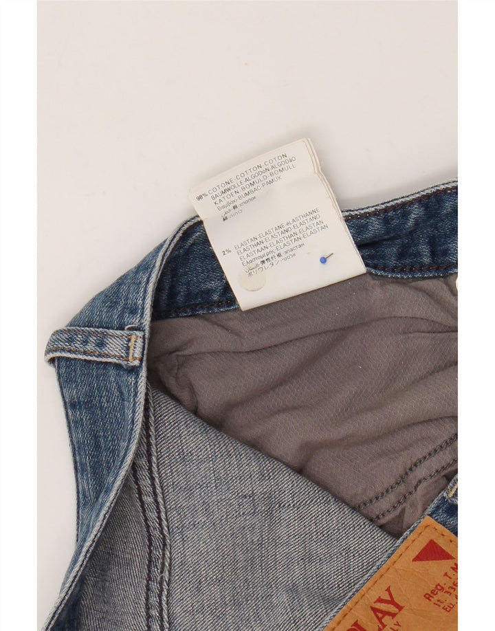 Replay Herre Denim Shorts W30 Medium Blue Bomuld