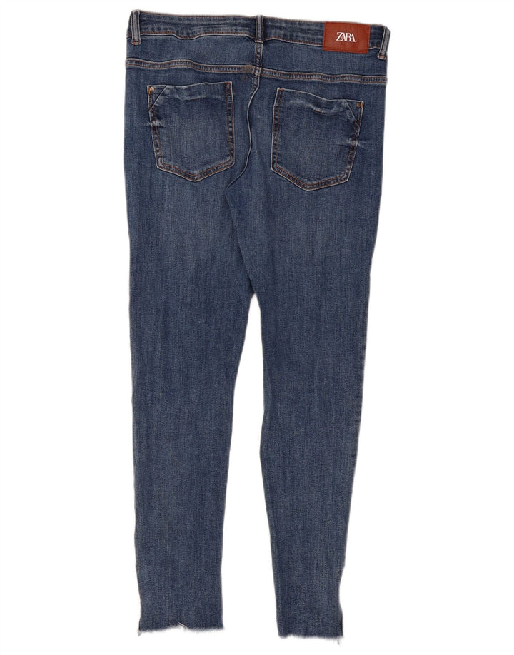 Zara Dame Skinny Jeans EU 40 Medium W30 L27 Blå