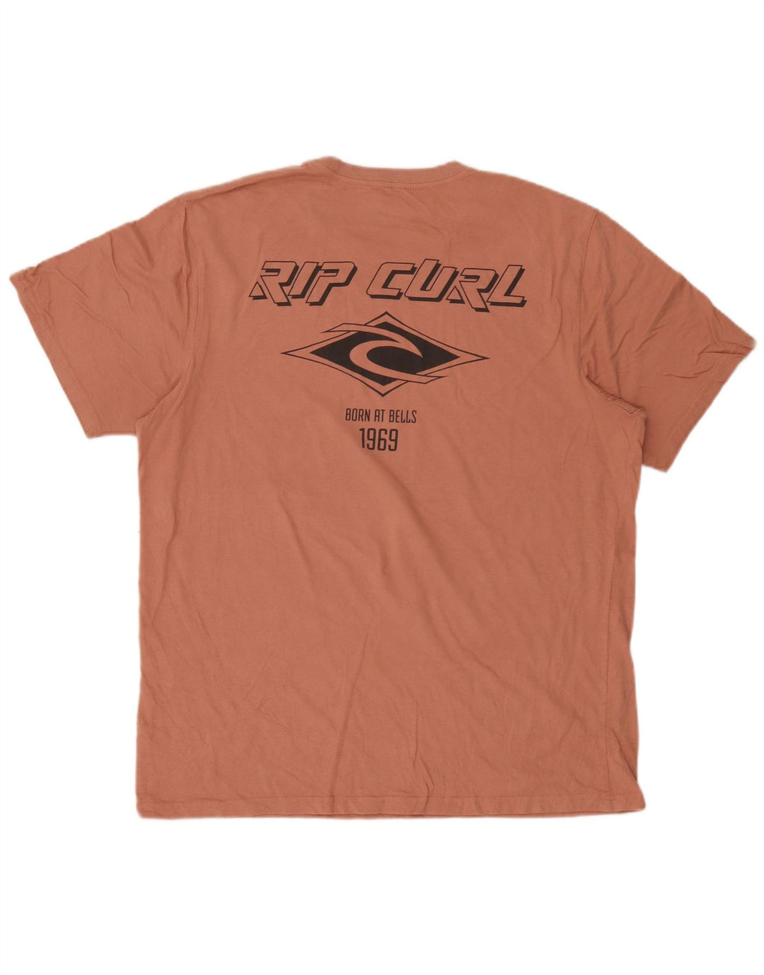 Rip Curl Herre Relaxed Fit Grafisk T-Shirt Top XL Pink
