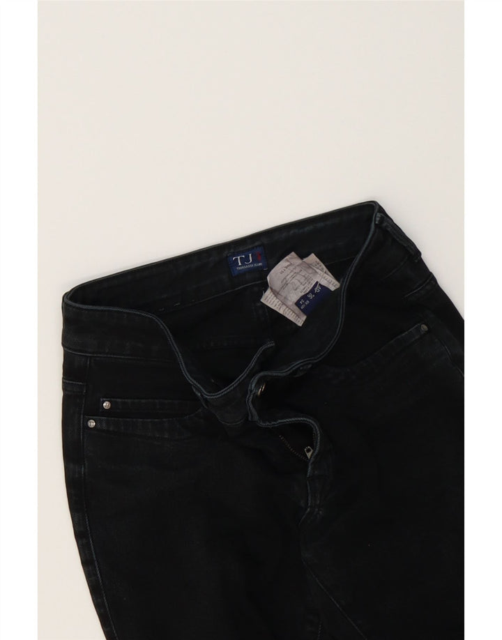 TRUSSARDI Womens Straight Jeans W24 L27 Navy Blue Cotton Vintage Trussardi and Second-Hand Trussardi from Messina Hembry 