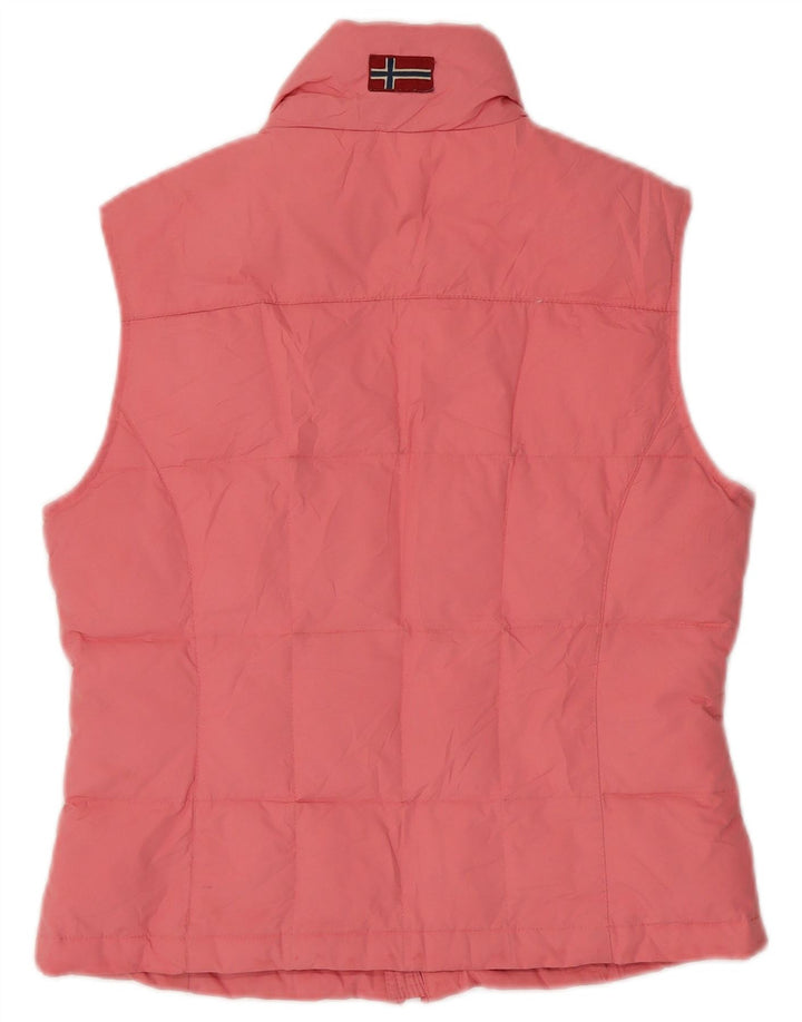 Napapijri Dame Polstret Gilet UK 12 Medium Pink
