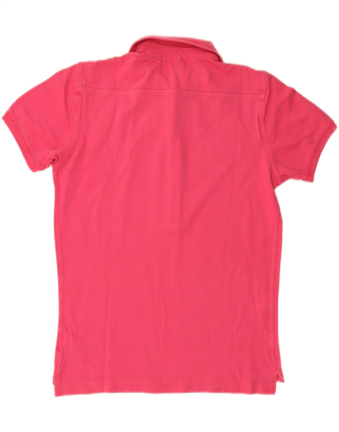 Diesel Dame Polo Shirt UK 14 Medium Pink Bomuld