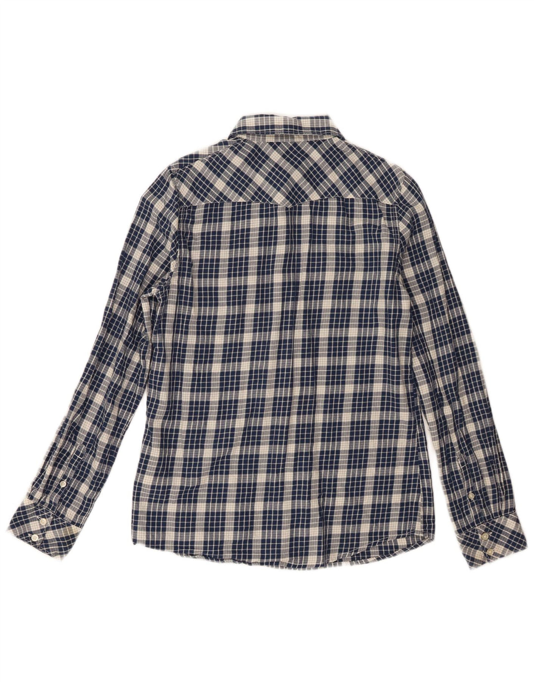 Wrangler Flanelskjorte til kvinder XS Marineblå ternet bomuld