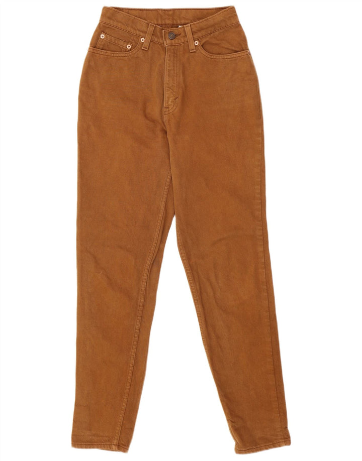 LEVI'S Dame 512 Slim Tapered Jeans Medium W28 L30 Brun Bomuld
