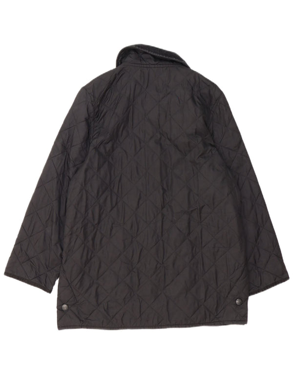 Barbour Quiltet jakke til kvinder UK 18 XL Sort polyamid