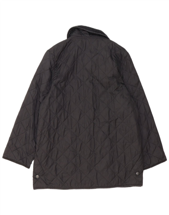 Barbour Quiltet jakke til kvinder UK 18 XL Sort polyamid