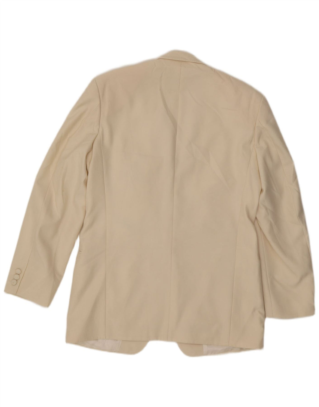 Marks & Spencer Herre lang 1-knaps blazerjakke UK 40 Medium Off White