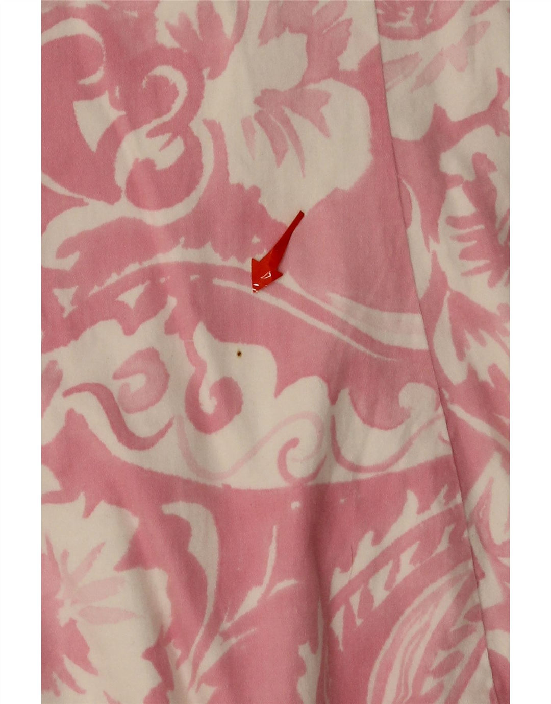 CHAPS Womens A-Line Skirt US 8 Medium W32  Pink Paisley Cotton Vintage Chaps and Second-Hand Chaps from Messina Hembry 