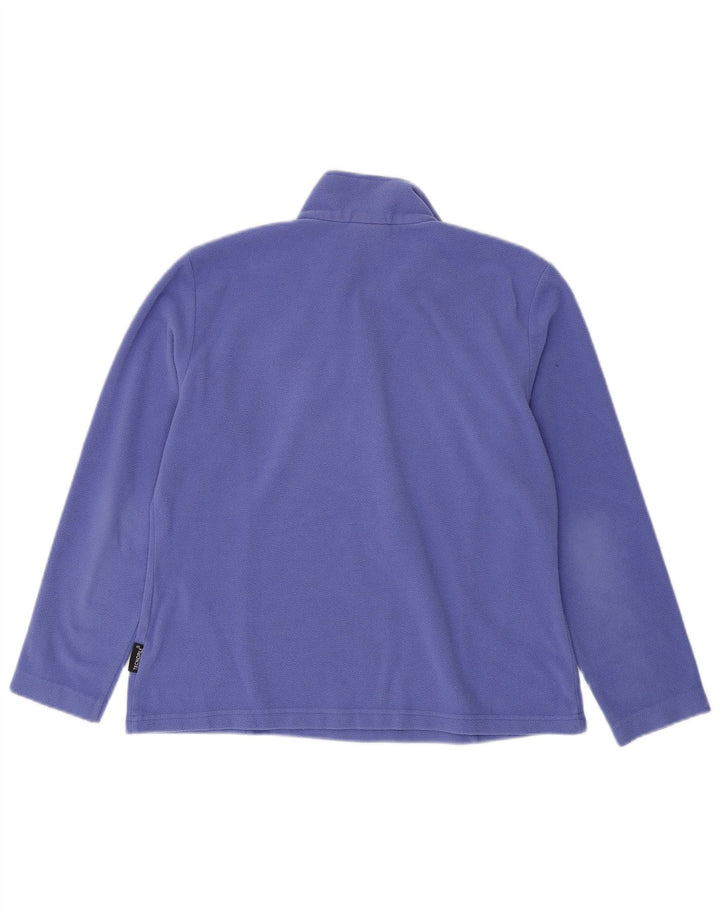 JACK WOLFSKIN Fleecetrøje til kvinder med lynlåshals DK 12 Medium Lilla Polyester