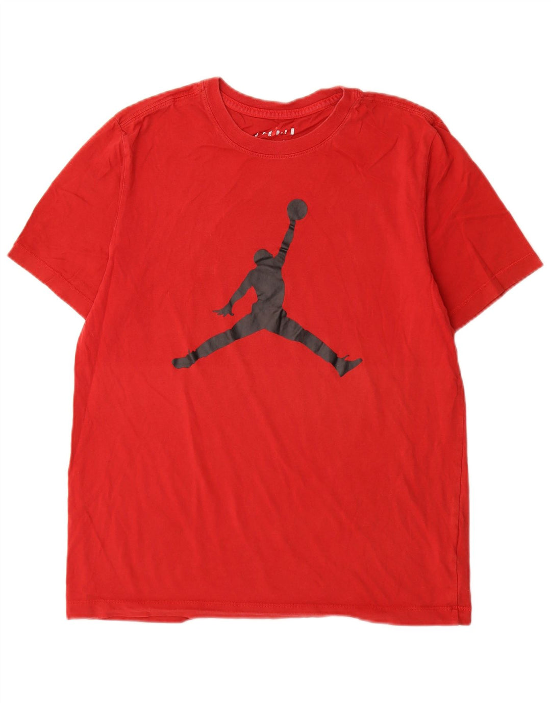 Jordan Herre grafisk T-shirt Top Medium Rød Bomuld