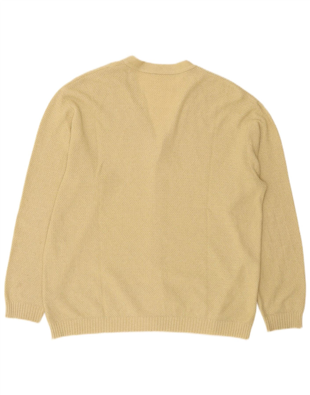 Rasica Herre Cardigan Sweater Large Beige Argyle/Diamond