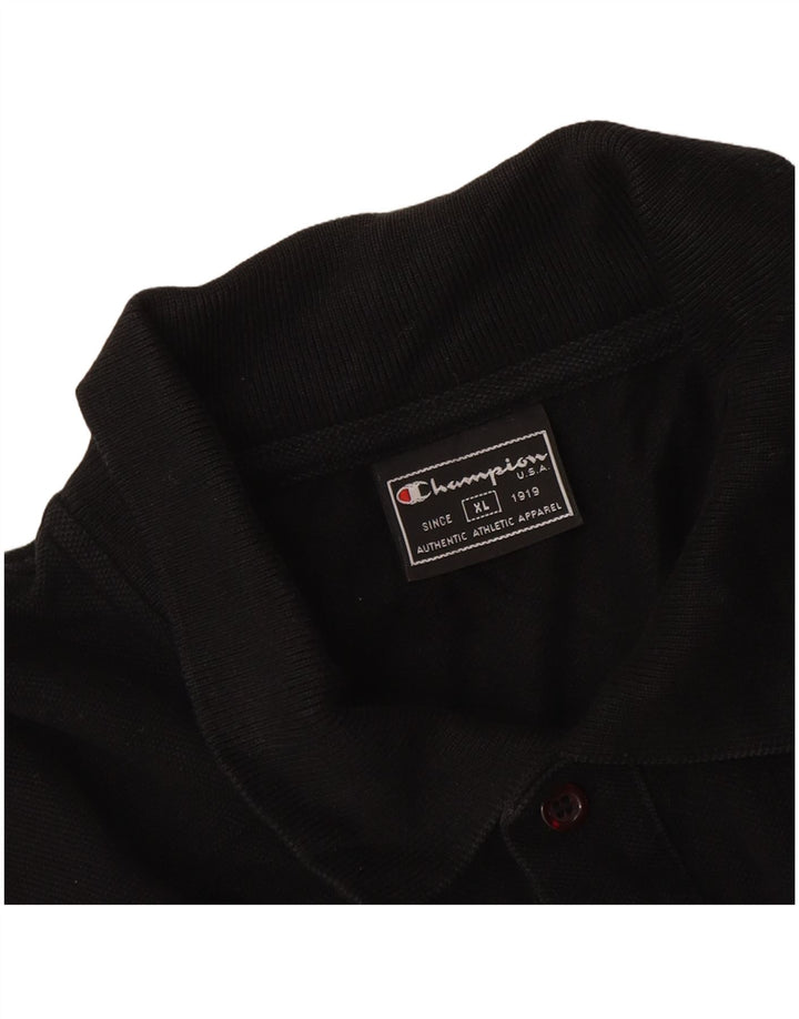 Champion Herre Polo Shirt XL Sort