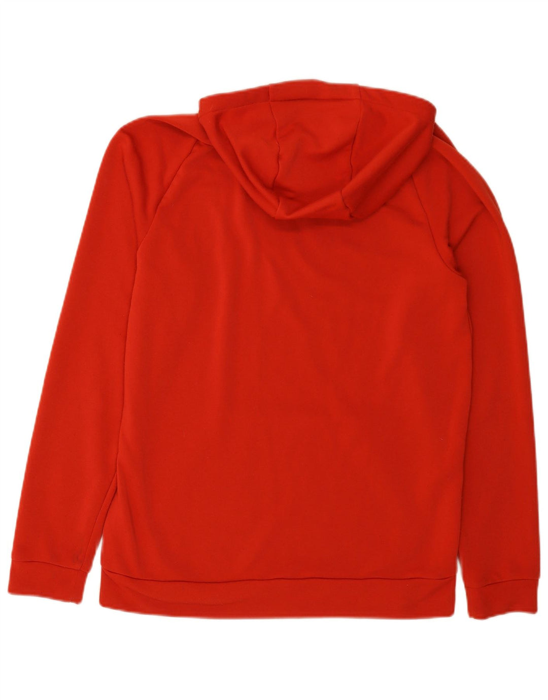 Nike Herre Dri Fit Grafisk Hoodie Jumper Medium Orange Polyester