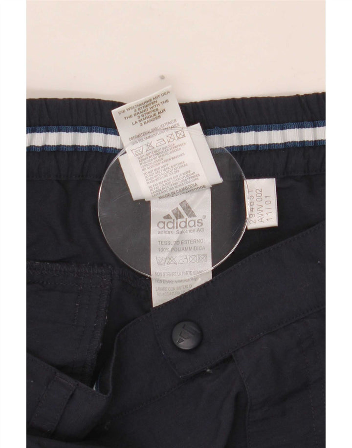 Adidas Herre Capri Bukser W32 L20 Marineblå Polyester